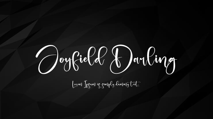 Joyfield Darling Font