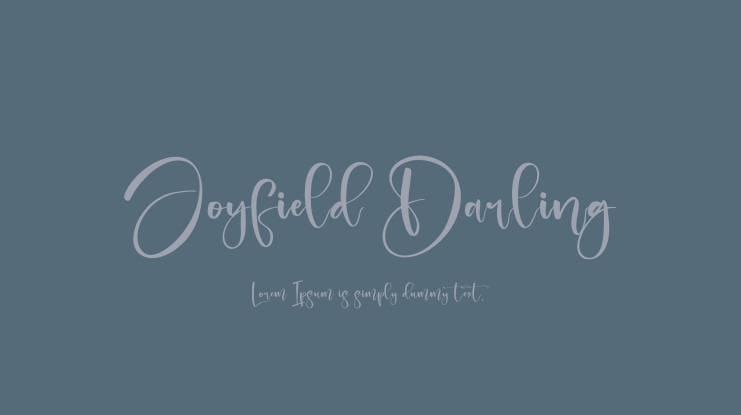 Joyfield Darling Font