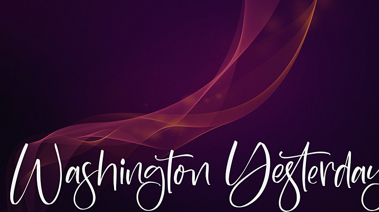 Washington Yesterday Font