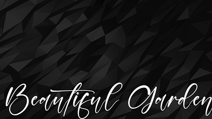Beautiful Garden Font