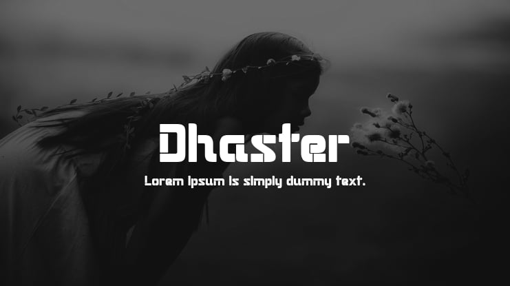 Dhaster Font
