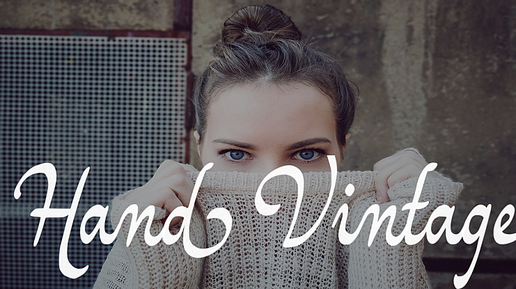 Hand Vintage Font