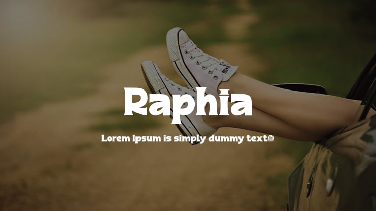Raphia Font