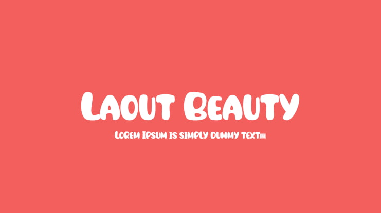 Laout Beauty Font