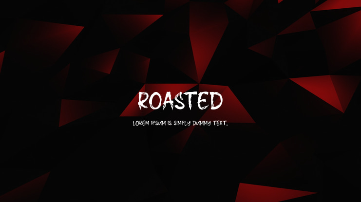 Roasted Font