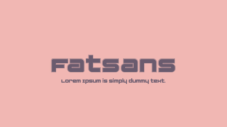 Fatsans Font Family