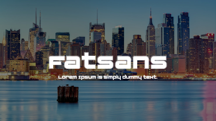 Fatsans Font Family