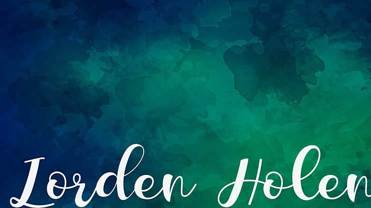 Lorden Holen Font