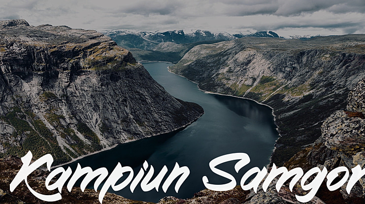 Kampiun Samgor Font