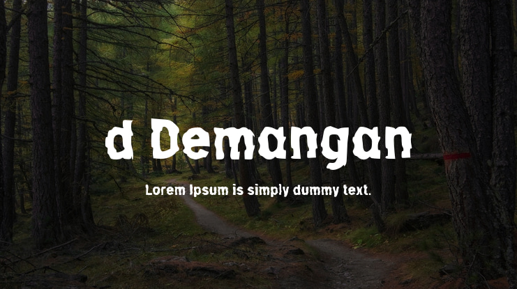 d Demangan Font