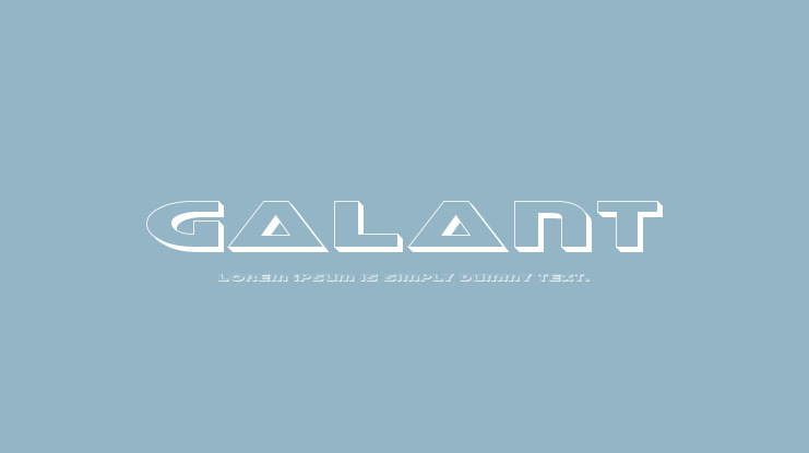 Galant Font Family