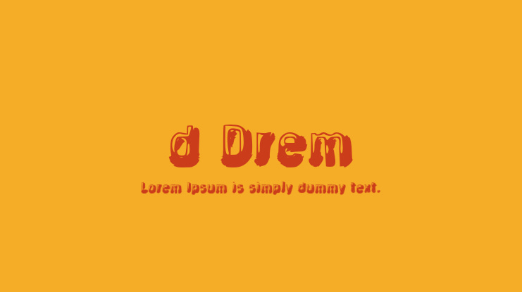 d Drem Font