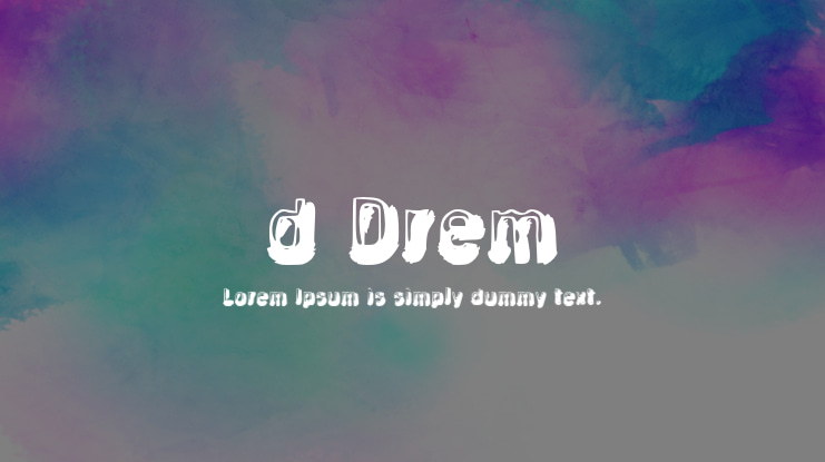 d Drem Font