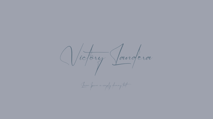 Victory Landera Font