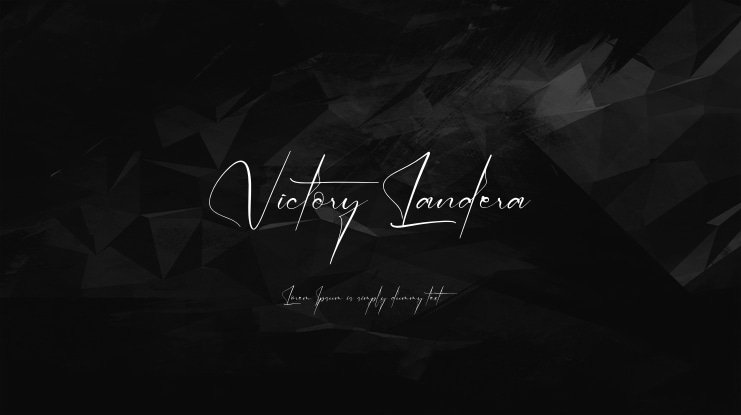 Victory Landera Font