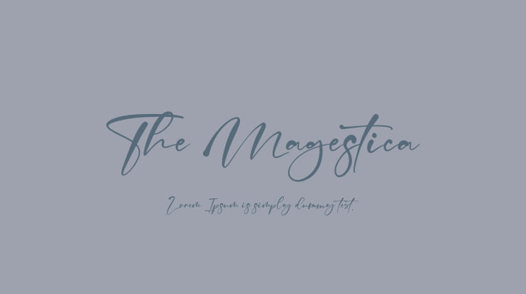 The Magestica Font