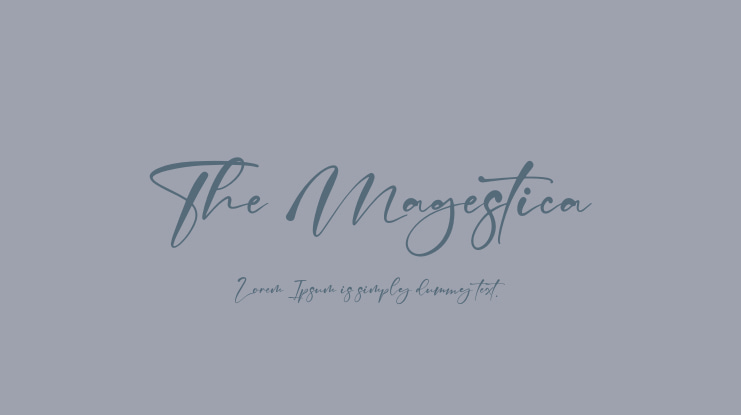 The Magestica Font