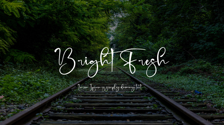 Bright Fresh Font