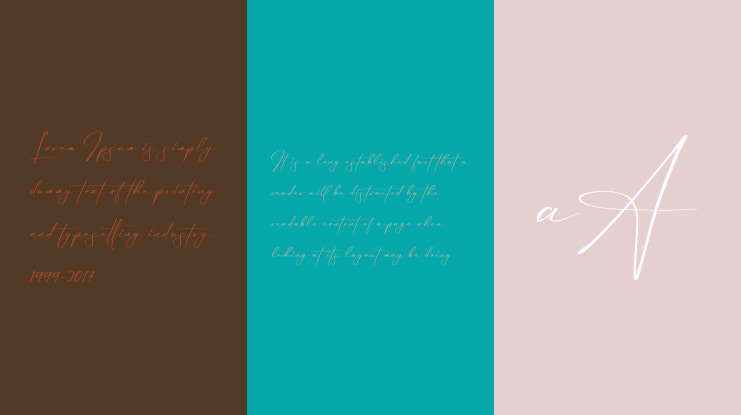 Reltinatha Signature Font