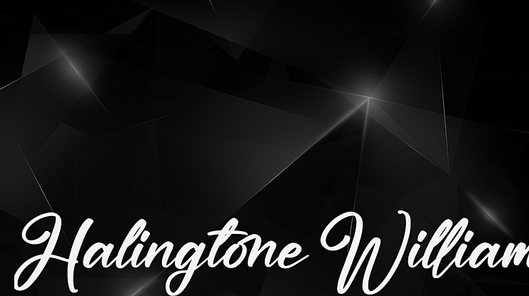 Halingtone William Font