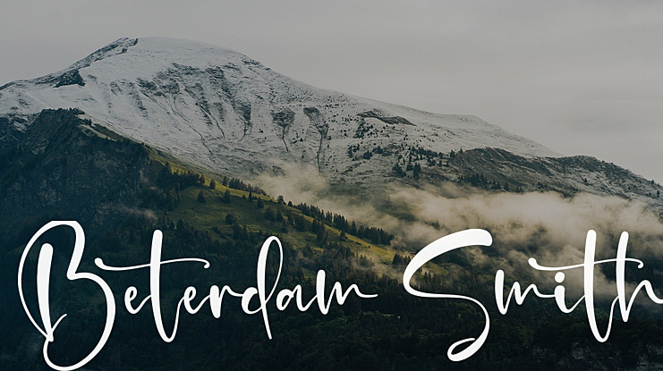 Beterdam Smith Font
