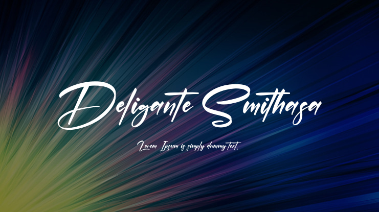 Deligante Smithasa Font