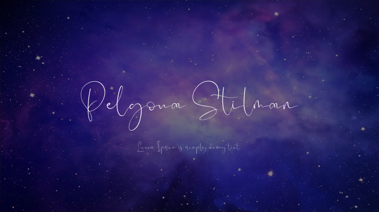 Pelgona Stilman Font