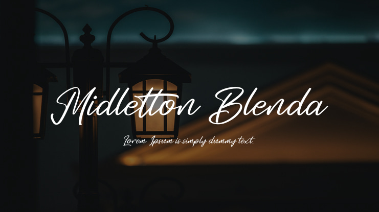 Midletton Blenda Font