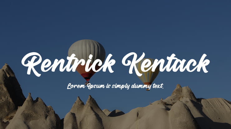 Rentrick Kentack Font