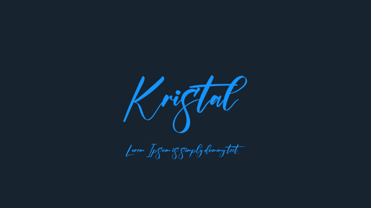 Kristal Font