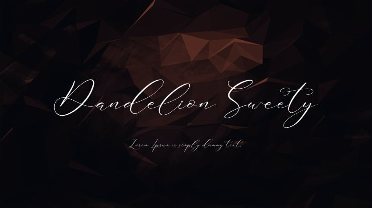 Dandelion Sweety Font