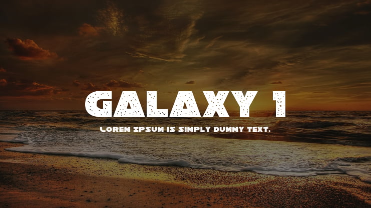Galaxy 1 Font Family