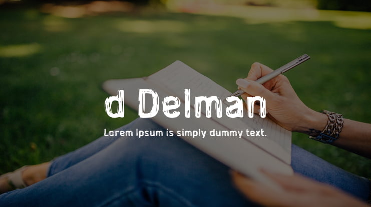 d Delman Font