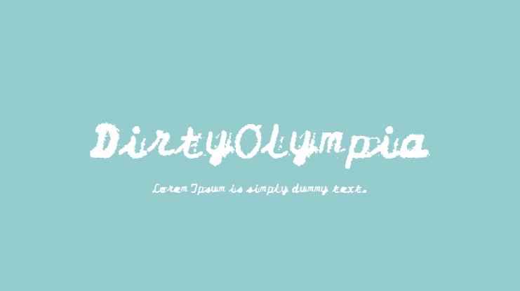 DirtyOlympia Font