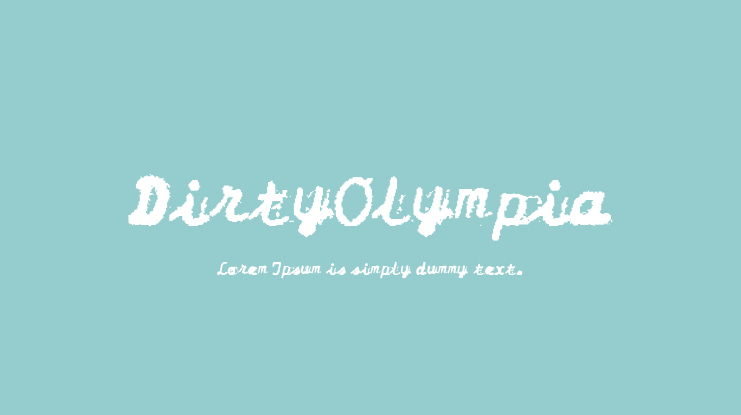 DirtyOlympia Font