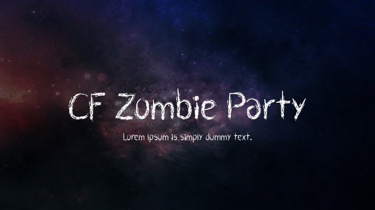 CF Zombie Party Font