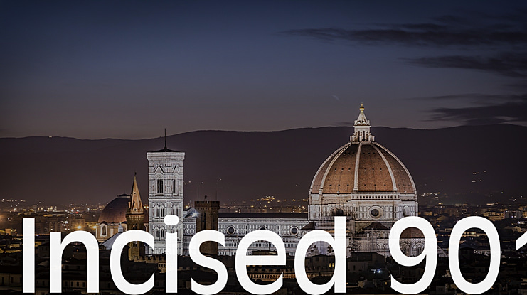 Incised 901 Font Family