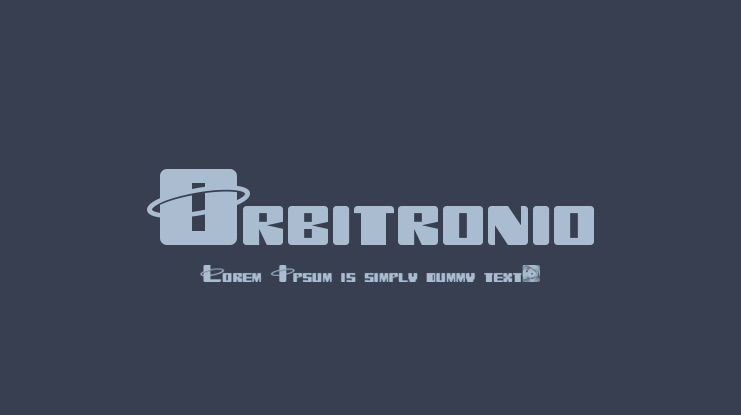 Orbitronio Font