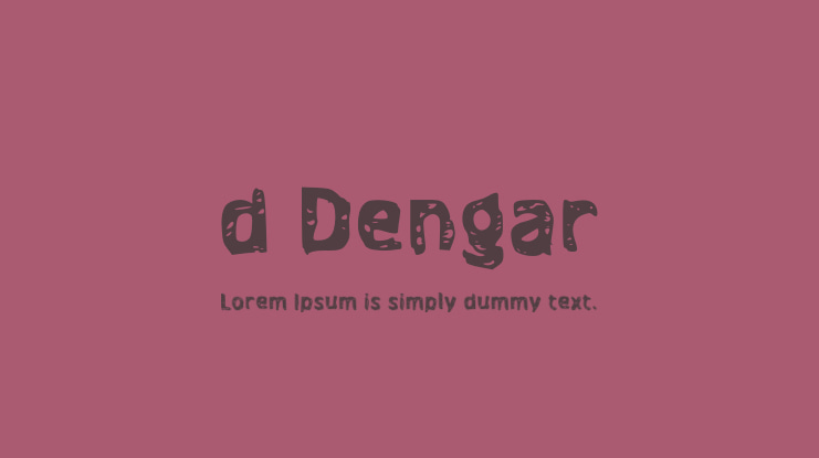d Dengar Font