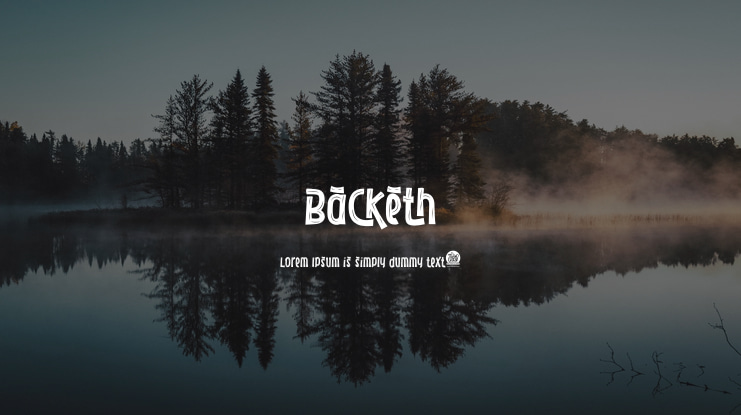 Backeth Font