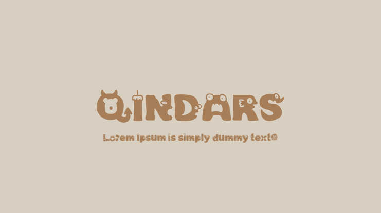 QINDARS Font