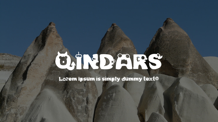 QINDARS Font