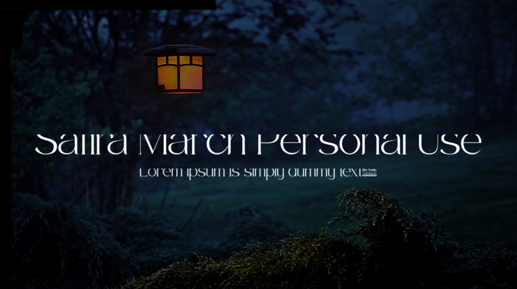 Safira March Personal Use Font