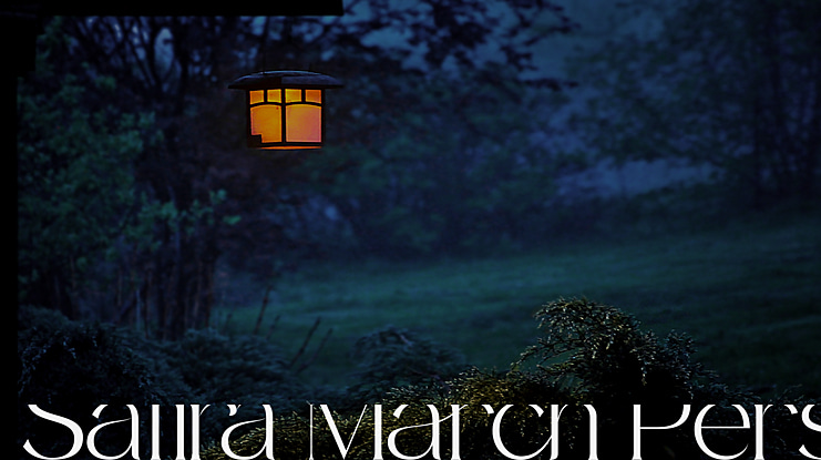 Safira March Personal Use Font