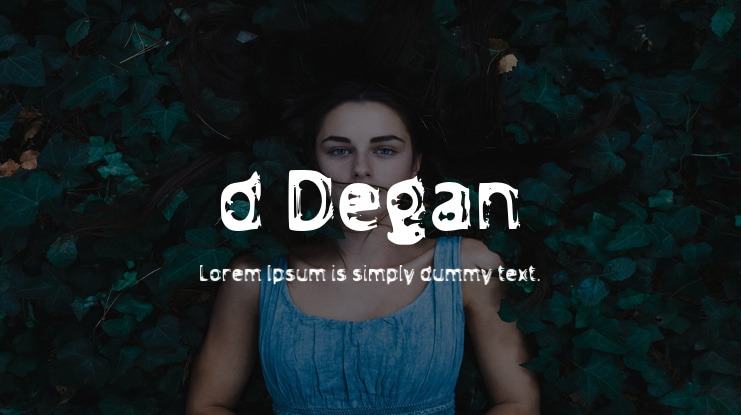 d Degan Font