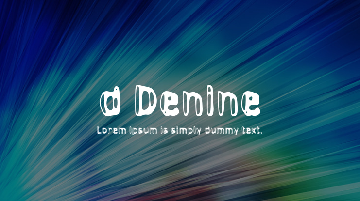 d Denine Font