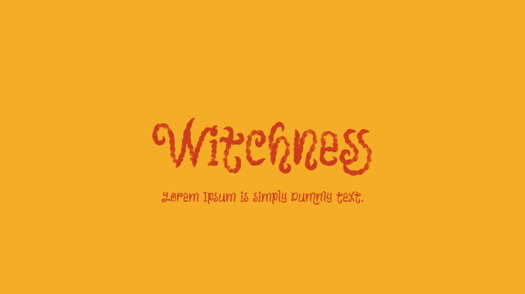 Witchness Font