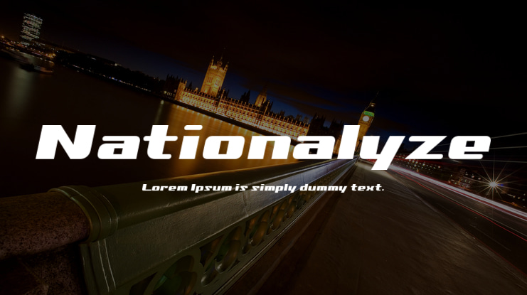 Nationalyze Font