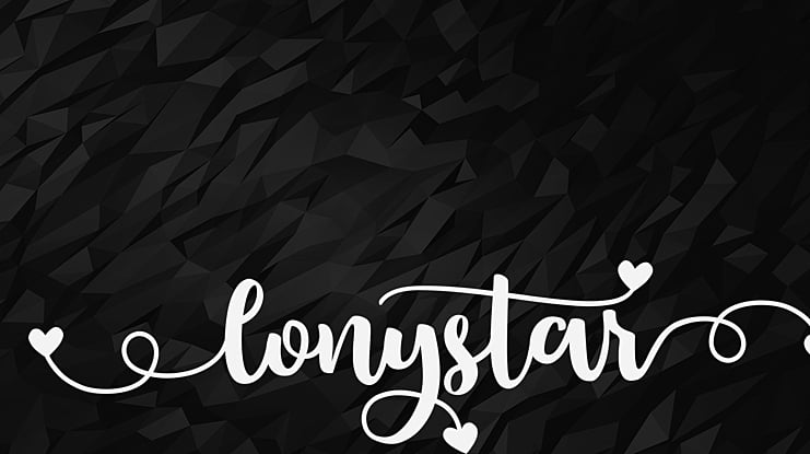 Lonystar Font