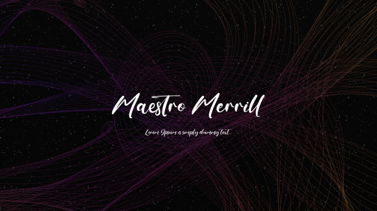 Maestro Merrill Font